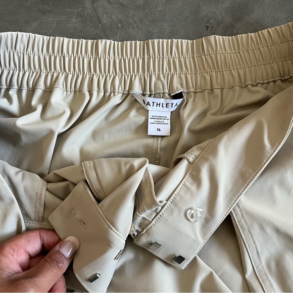 ATHLETA Pinnacle High Rise Cargo Trouser Wide Leg Pants - Picture 11 of 13
